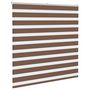 Voir la diapositive 3 : VIDAXL Store zebre marron 140x100cm largeur du tissu 135,9cm polyester