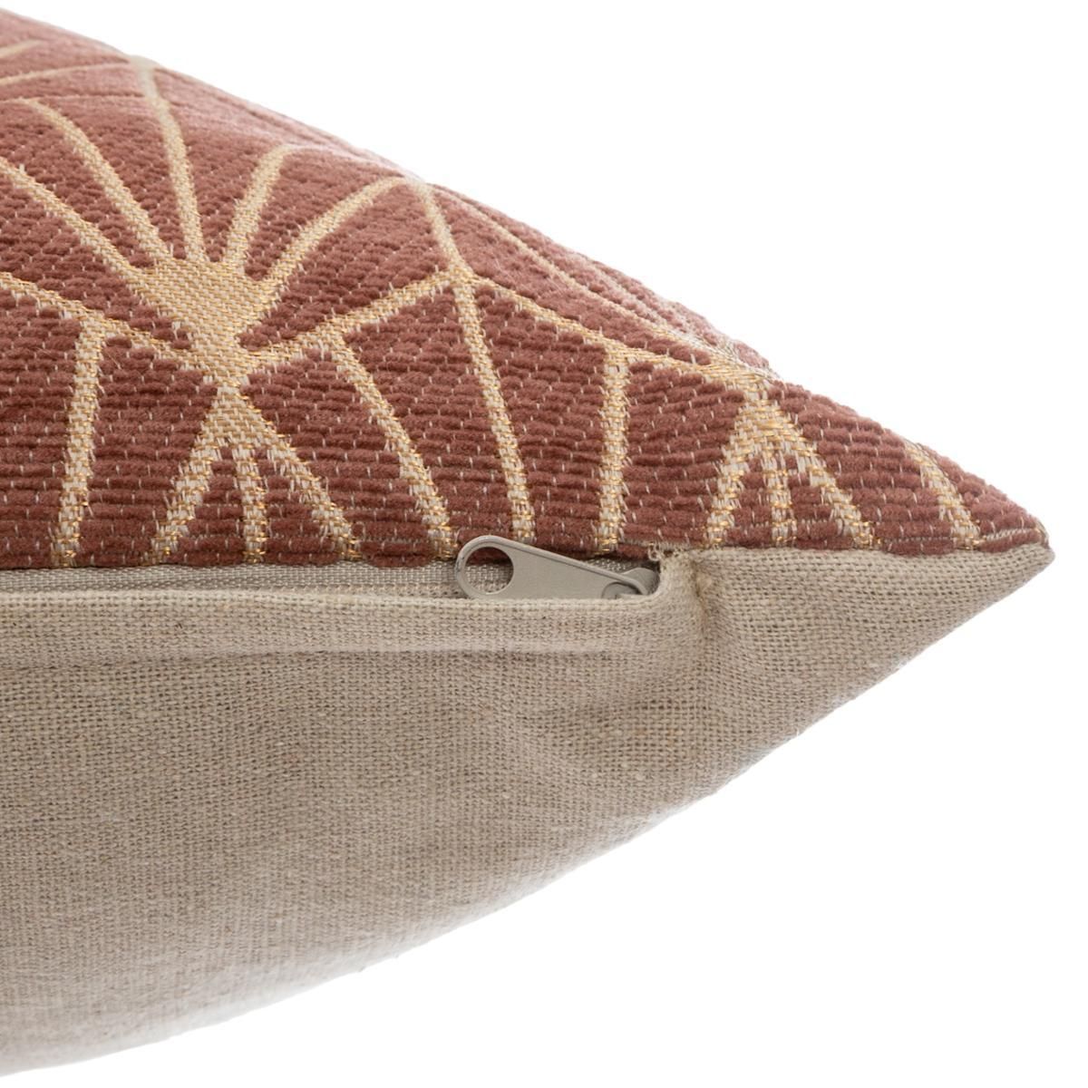 ATMOSPHERA Housse de coussin Rose et Doré ART DECO