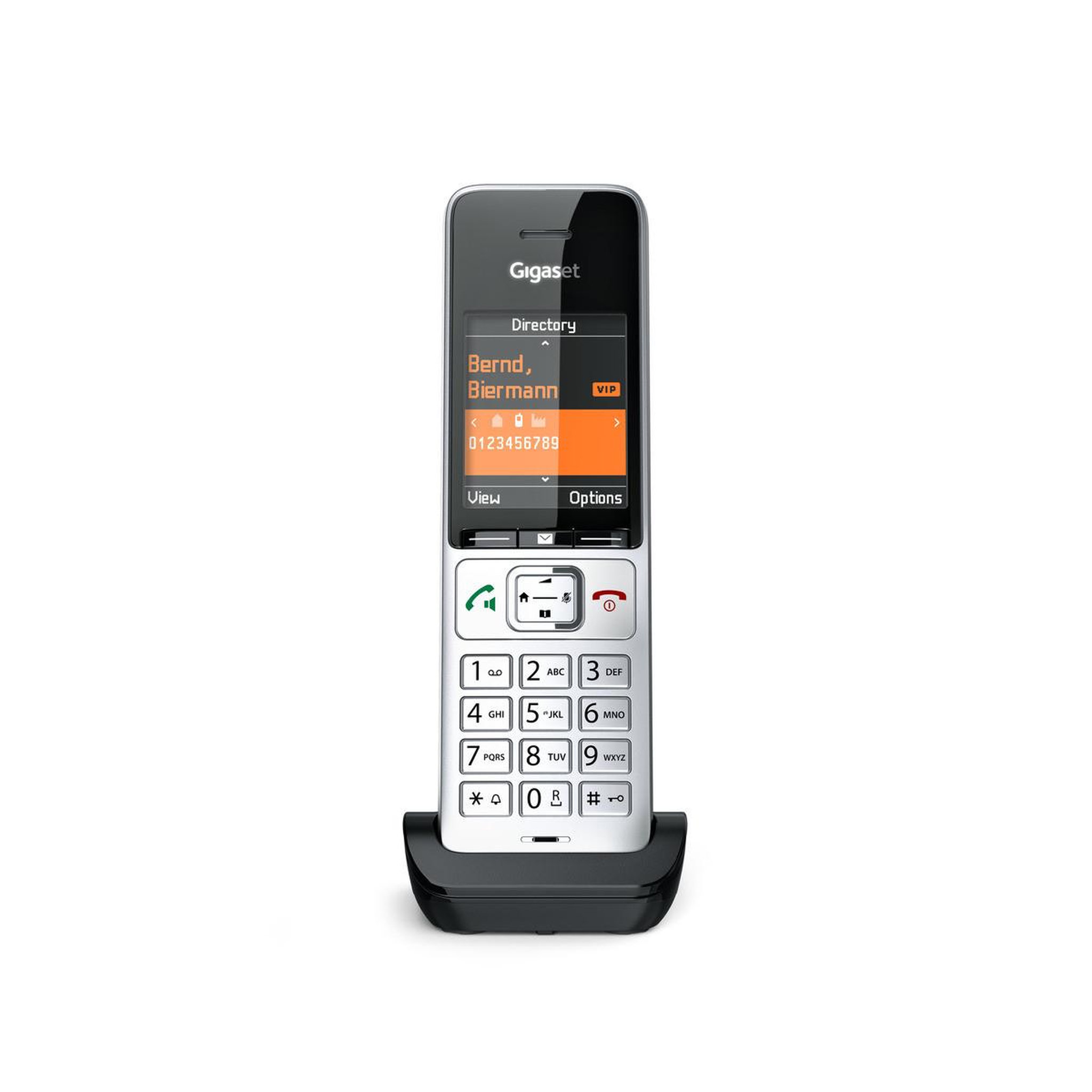 Voir la diapositive 3 : GIGASET Téléphone analogique/dect gigaset comfort 500hx avec identification de l'appelant, noir, argent