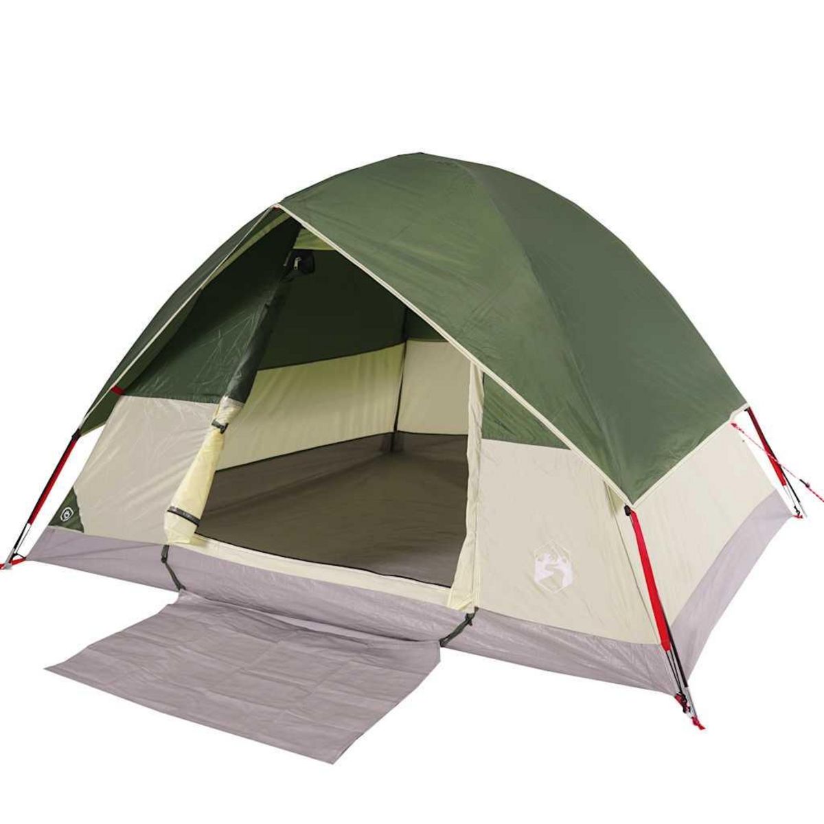 VIDAXL Tente de camping a dome 2 personne vert impermeable