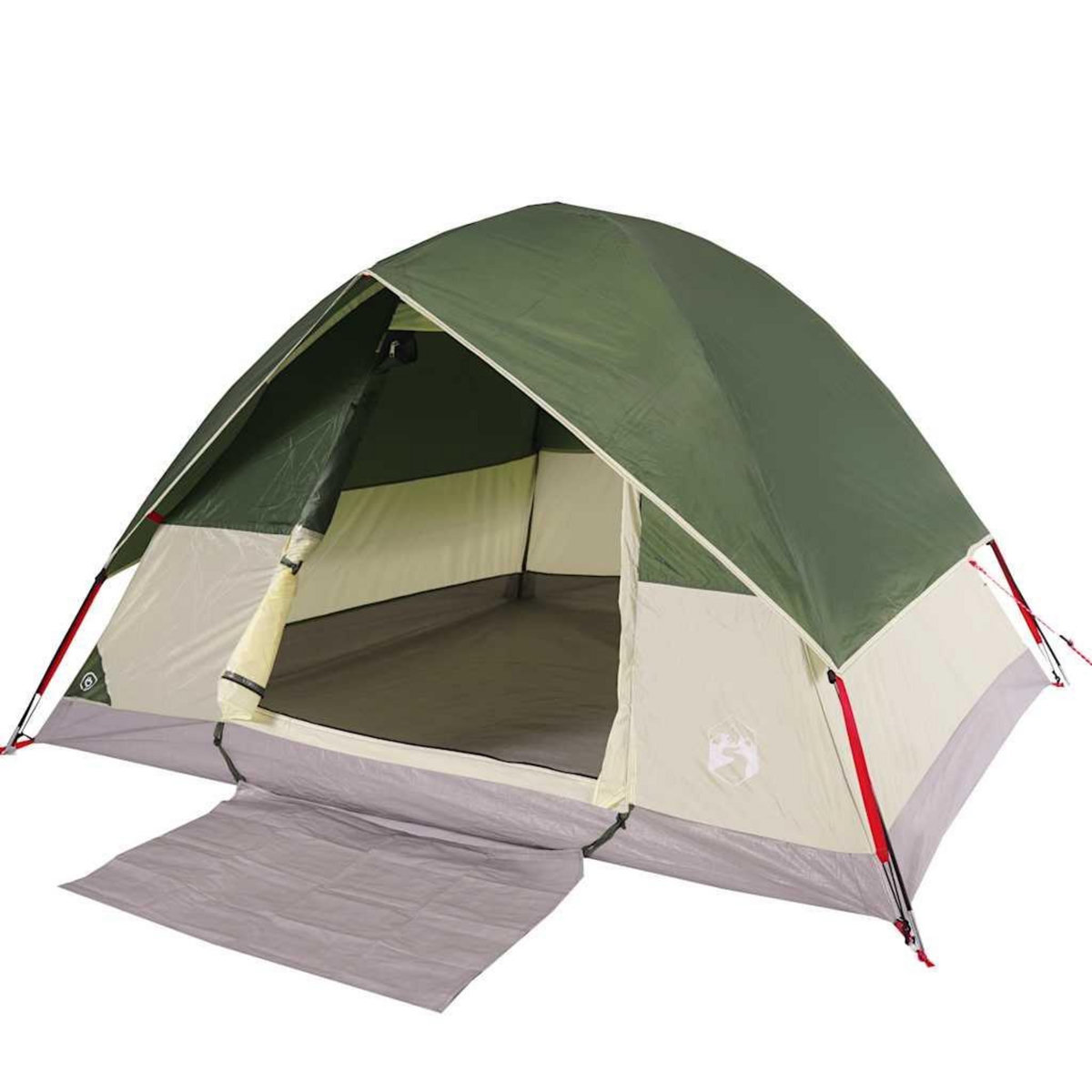 VIDAXL Tente de camping a dome 2 personne vert impermeable