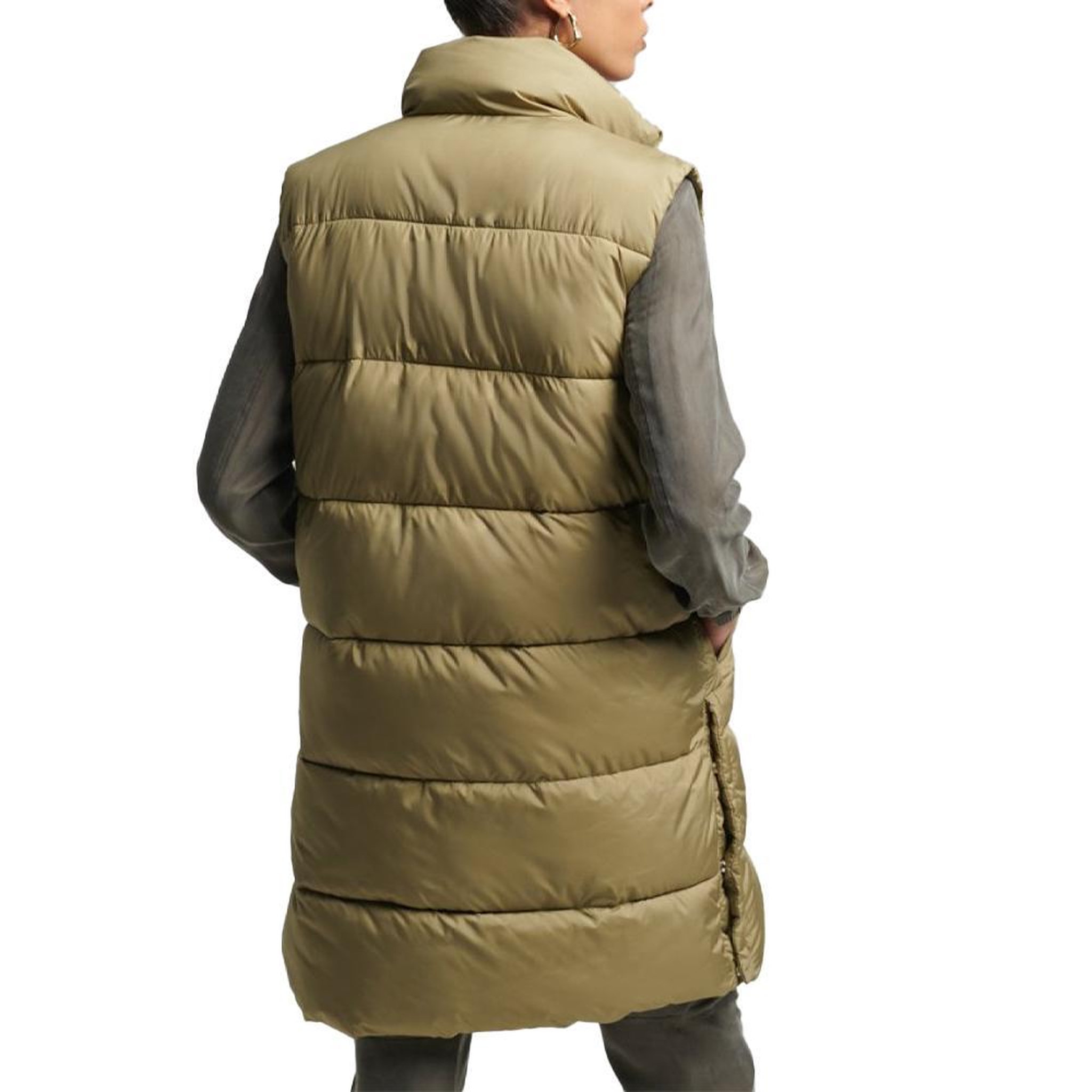 Voir la diapositive 2 : SUPERDRY Doudoune sans manche Kaki Femme Superdry Studios