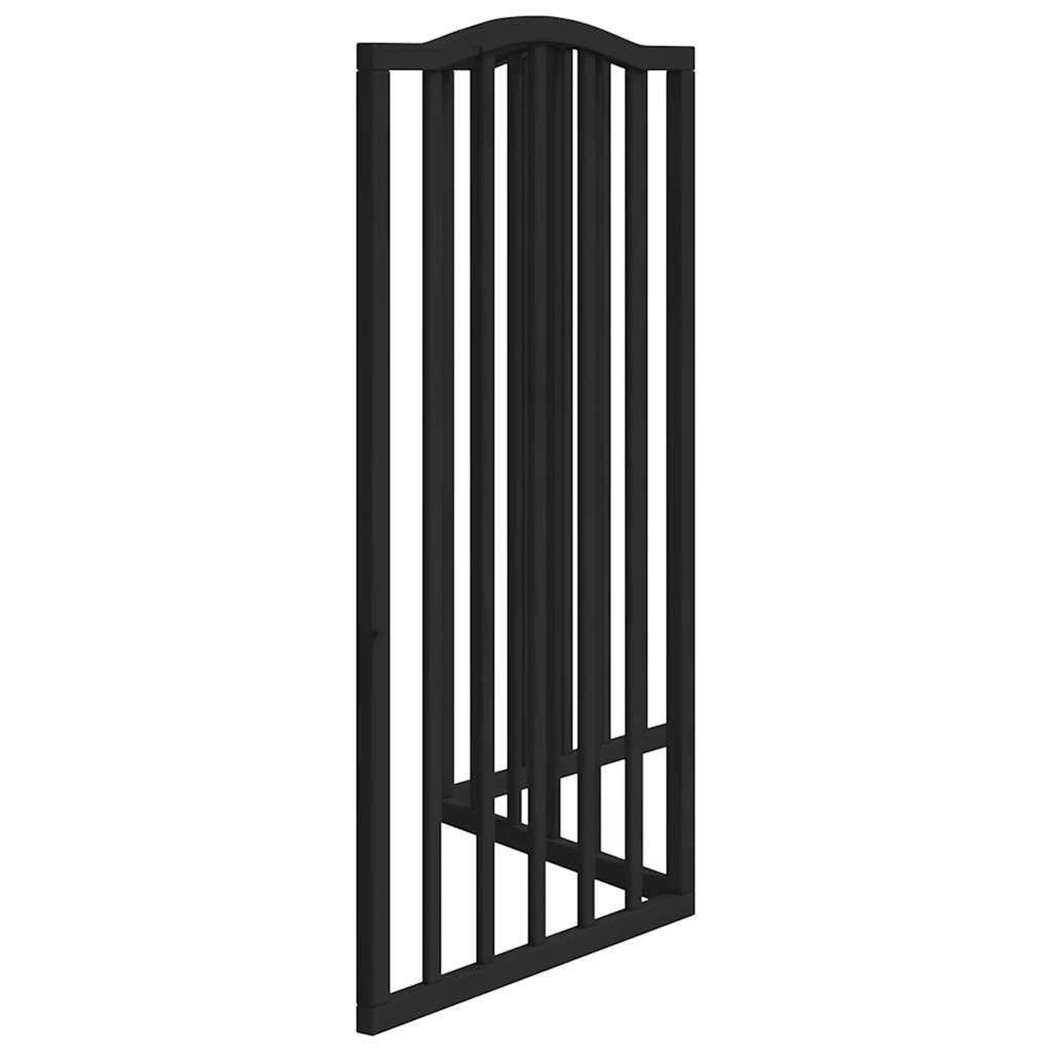 Voir la diapositive 5 : VIDAXL Barriere pour chien pliable 3 panneaux noir bois de peuplier