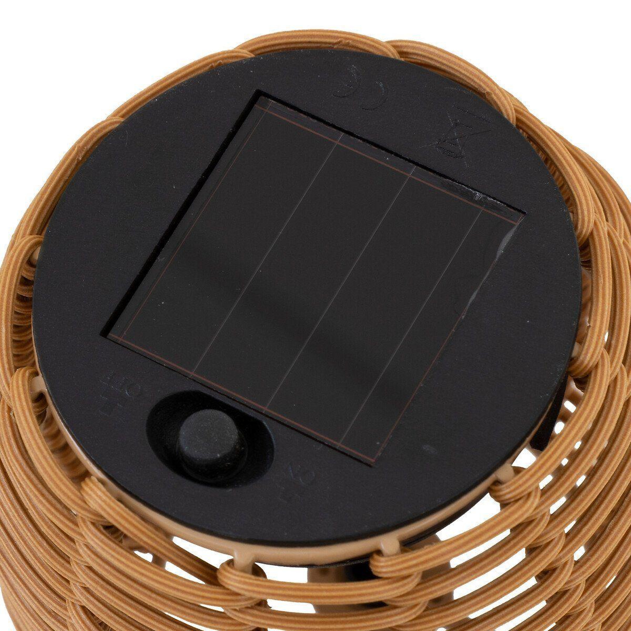 Voir la diapositive 3 : ATMOSPHERA Balise solaire extérieur  elais  39cm naturel
