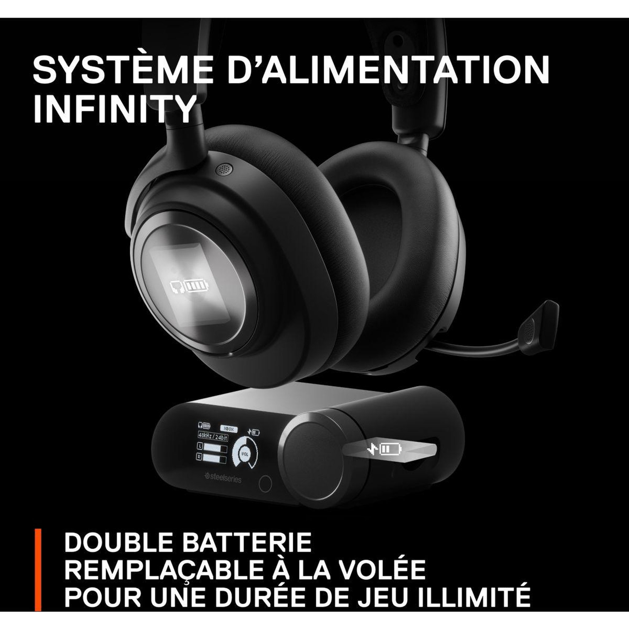 Voir la diapositive 5 : STEEL SERIES Casque gamer Arctis Nova Pro WL X White