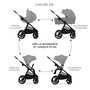 Voir la diapositive 5 : KINDERKRAFT Poussette combinée polyvalente 2 en 1 avec siège réversible à 27 kg