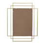 Voir la diapositive 2 : Paris Prix Miroir Design en Métal  Art Déco  93cm Or
