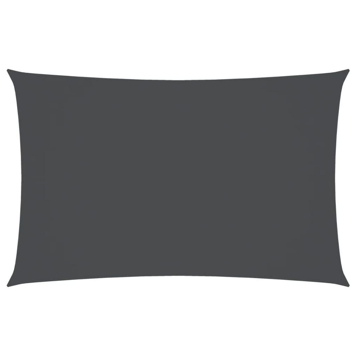 VIDAXL Voile de parasol tissu oxford rectangulaire 3,5x5 m anthracite