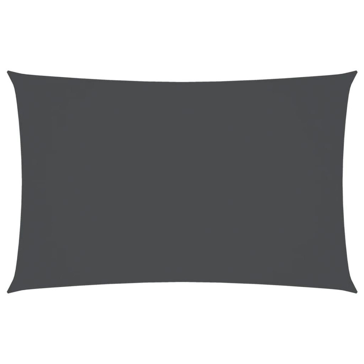 VIDAXL Voile de parasol tissu oxford rectangulaire 3,5x5 m anthracite