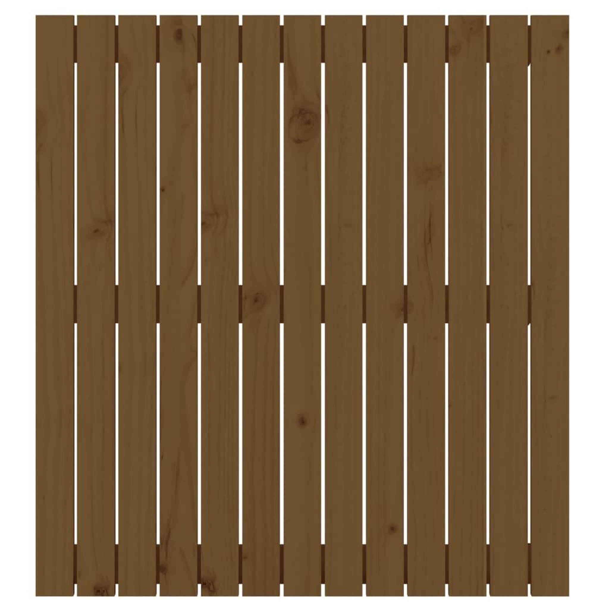 Voir la diapositive 4 : VIDAXL Tete de lit murale Marron miel 82,5x3x90 cm Bois massif de pin