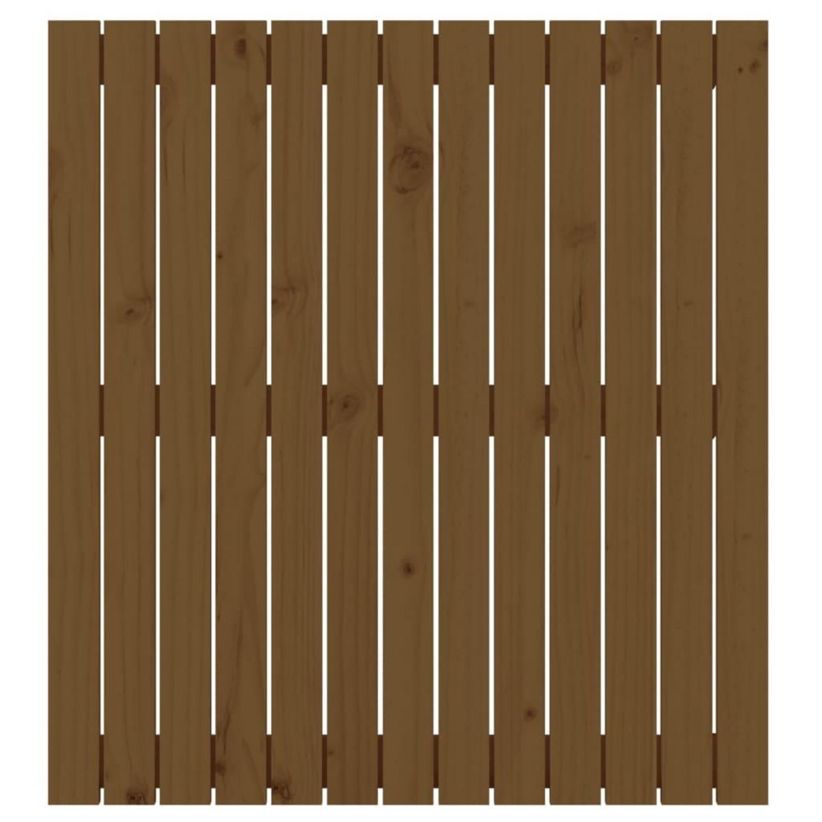 VIDAXL Tete de lit murale Marron miel 82,5x3x90 cm Bois massif de pin