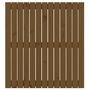 Voir la diapositive 4 : VIDAXL Tete de lit murale Marron miel 82,5x3x90 cm Bois massif de pin