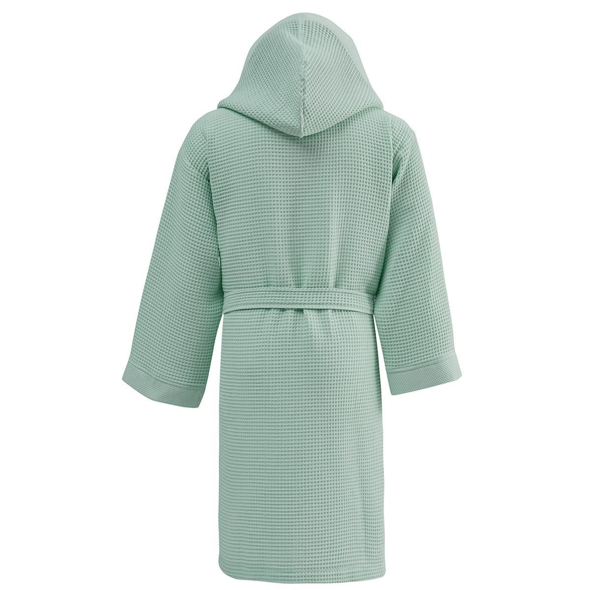 Sensei Maison Peignoir mi-long nid d'abeille SPA CAPUCHE