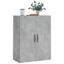 Voir la diapositive 4 : VIDAXL Armoire murale gris beton 69,5x34x90 cm bois d'ingenierie