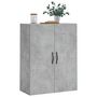 Voir la diapositive 4 : VIDAXL Armoire murale gris beton 69,5x34x90 cm bois d'ingenierie