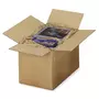 RAJA 5 cartons d'emballage 30 x 25 x 20 cm - Simple cannelure