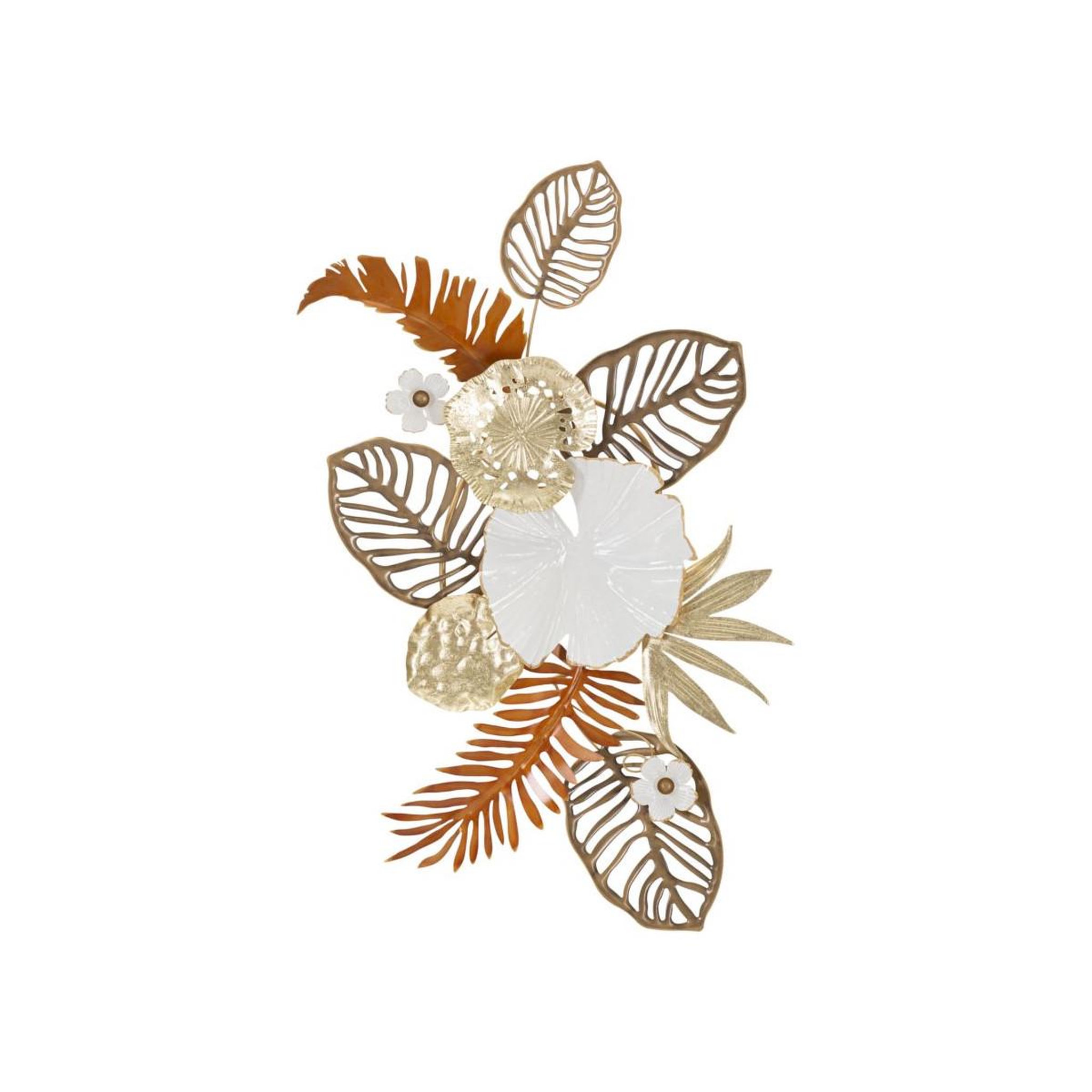 Paris Prix Décoration murale en métal  bouquet ajouré  87cm multicolore