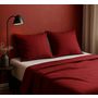 Voir la diapositive 3 : Home collection Drap plat 100% coton uni