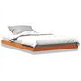 Voir la diapositive 2 : VIDAXL Cadre de lit sans matelas cire marron 120x190cm bois pin massif