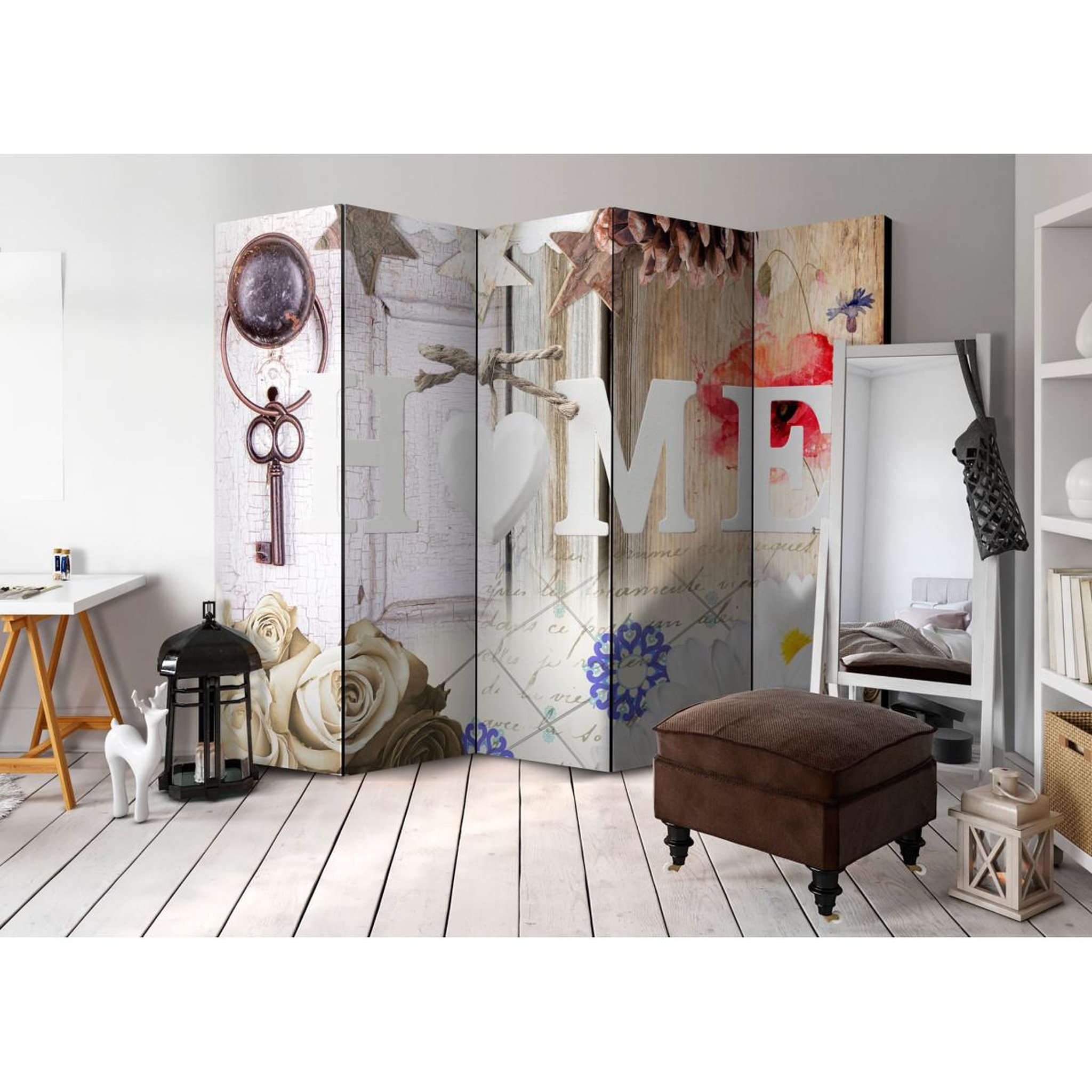 Voir la diapositive 2 : Paris Prix Paravent 5 volets  home : enchanting memories  172x225cm