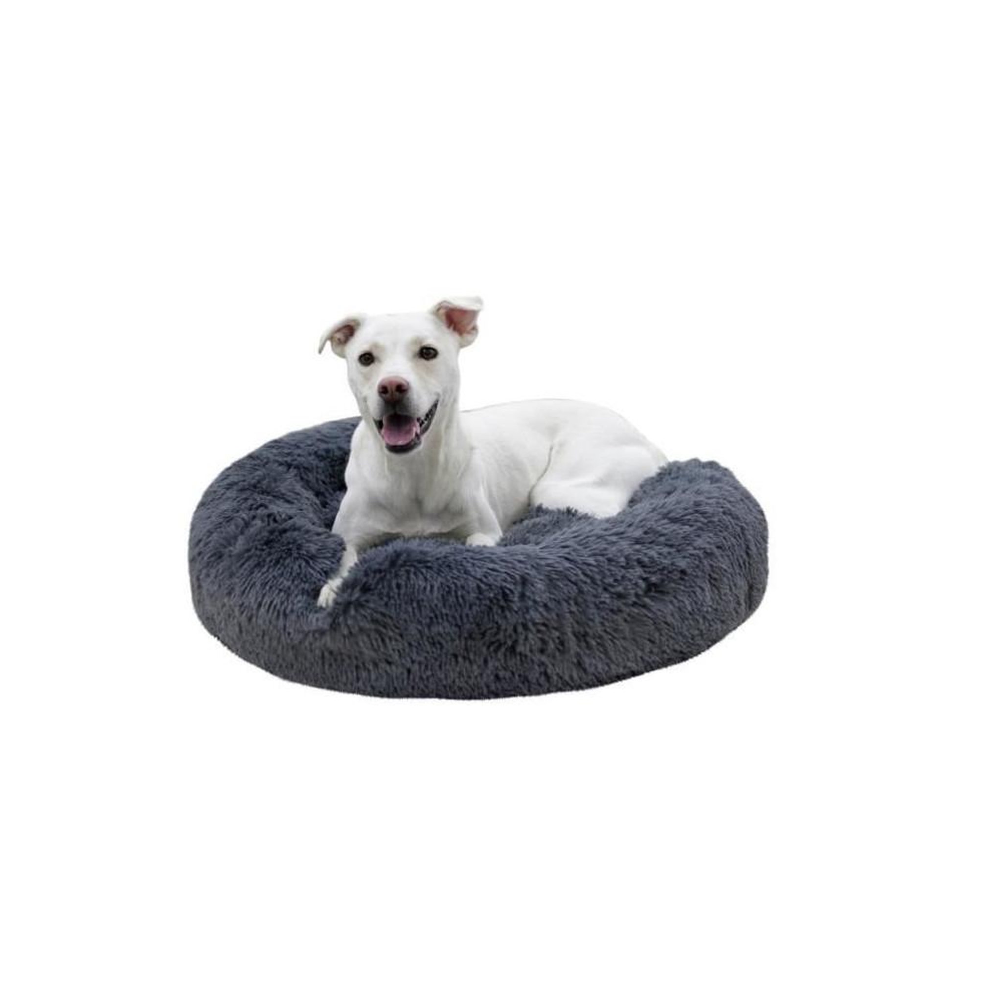 Voir la diapositive 4 : KERBL Corbeille - KERBL - Fluffy - Ø76 x 19 cm - Gris clair