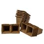 Voir la diapositive 5 :  Godet de cultures carré 6 x 12 x 6 cm  24 pcs