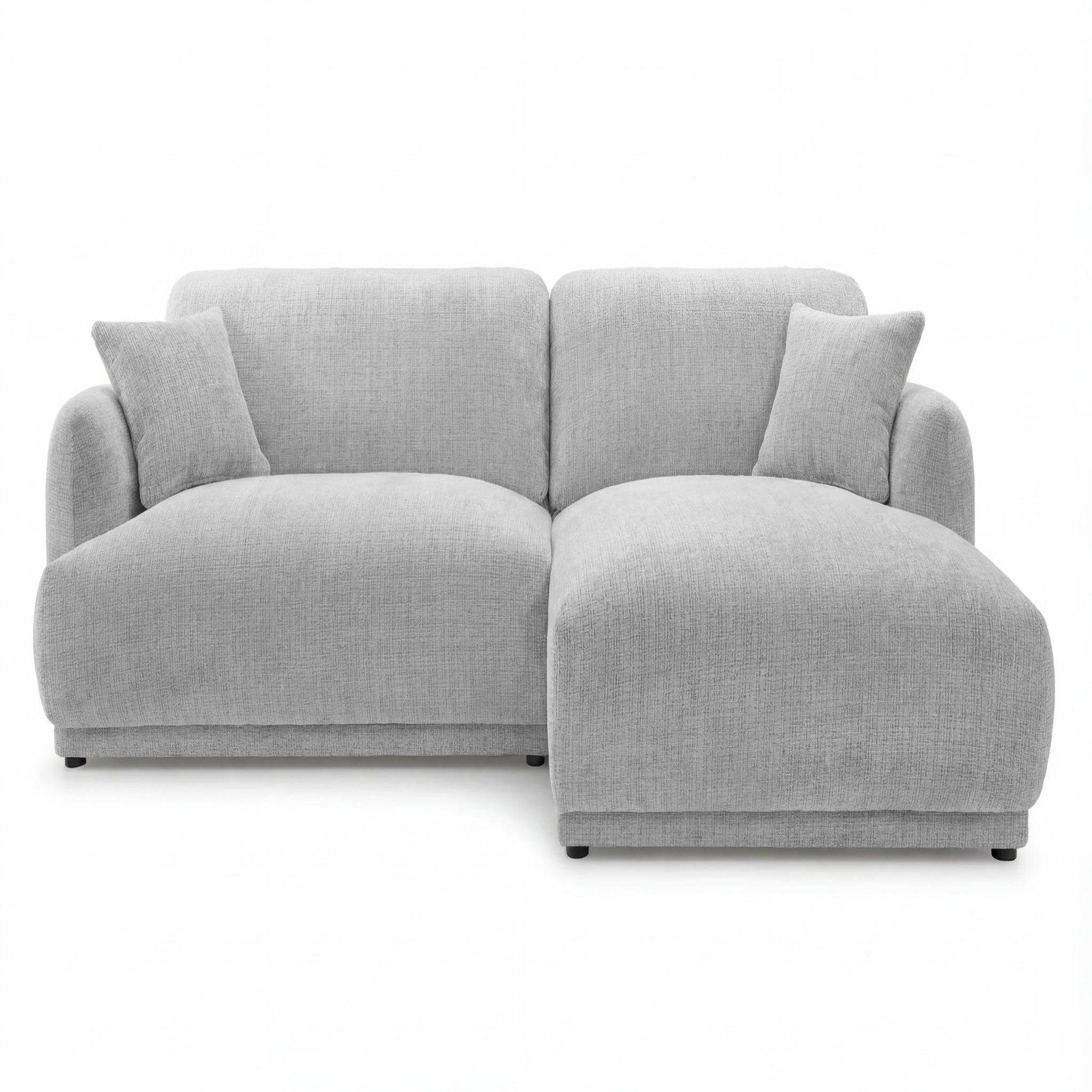 Voir la diapositive 1 : CASANOVA PARIS Rosalie - canapé d'angle tissu chenille