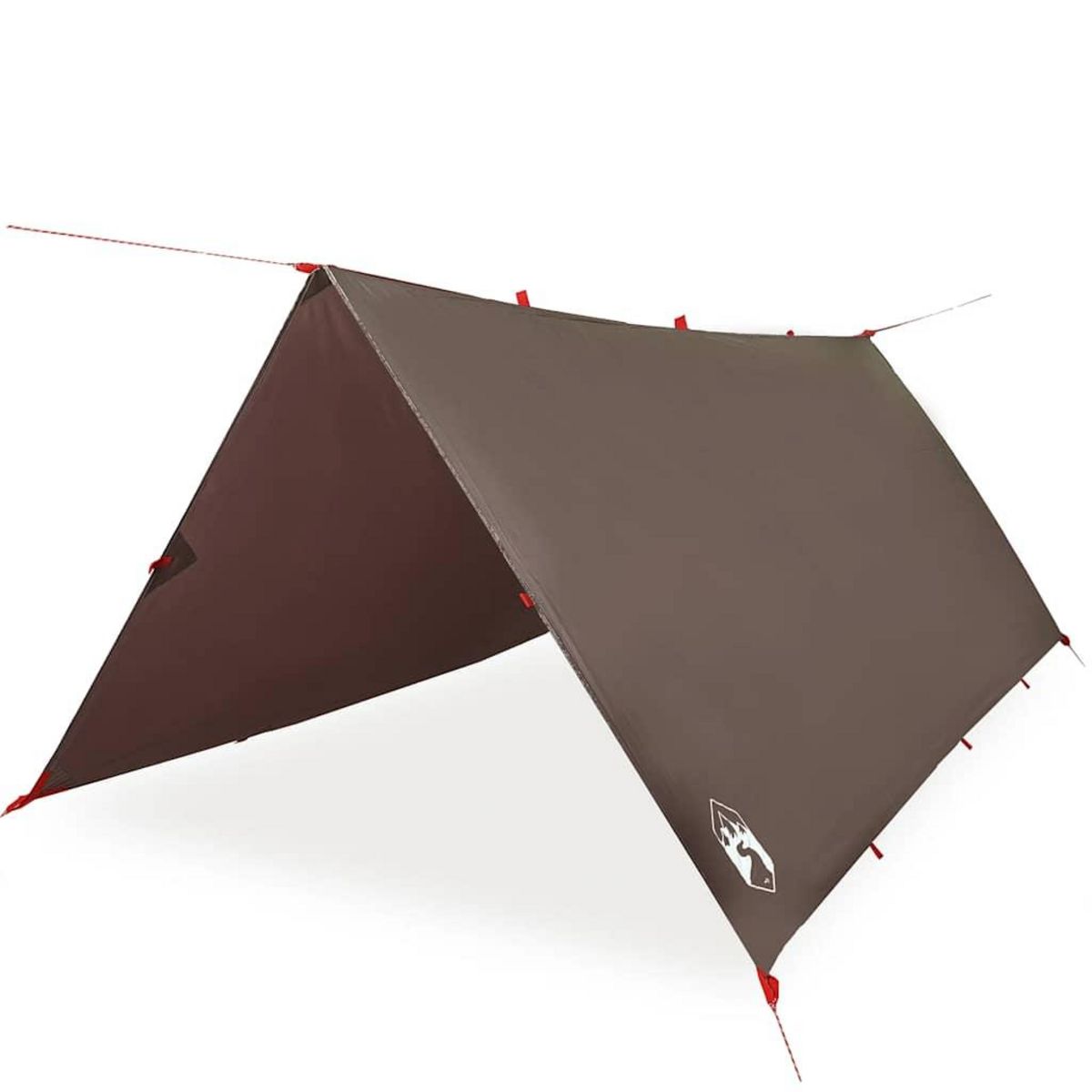 VIDAXL Bache de camping marron 406x306 cm impermeable