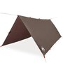 Voir la diapositive 2 : VIDAXL Bache de camping marron 406x306 cm impermeable