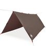 Voir la diapositive 2 : VIDAXL Bache de camping marron 406x306 cm impermeable