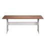 Voir la diapositive 2 : Paris Prix Banc Design en Bois  Terland  110cm Blanc