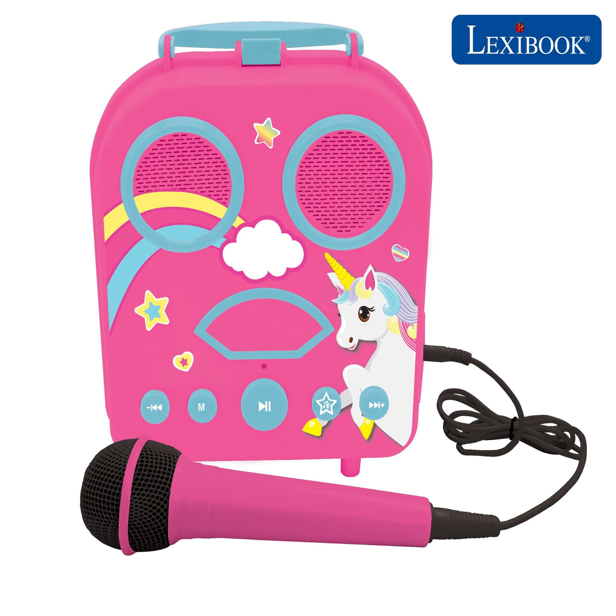 Lexibook Enceinte Bluetooth licorne avec micros