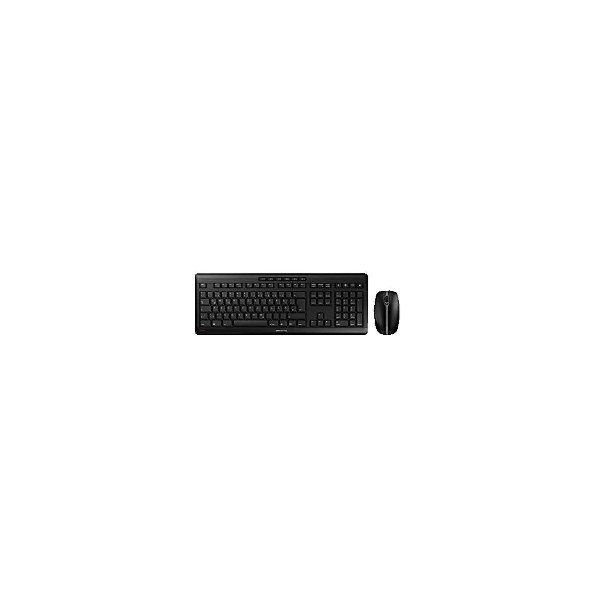 Cherry Ensemble Clavier et Souris CHERRY Stream Desktop Sans Fil 2.4 GHz - Allemand - Noir