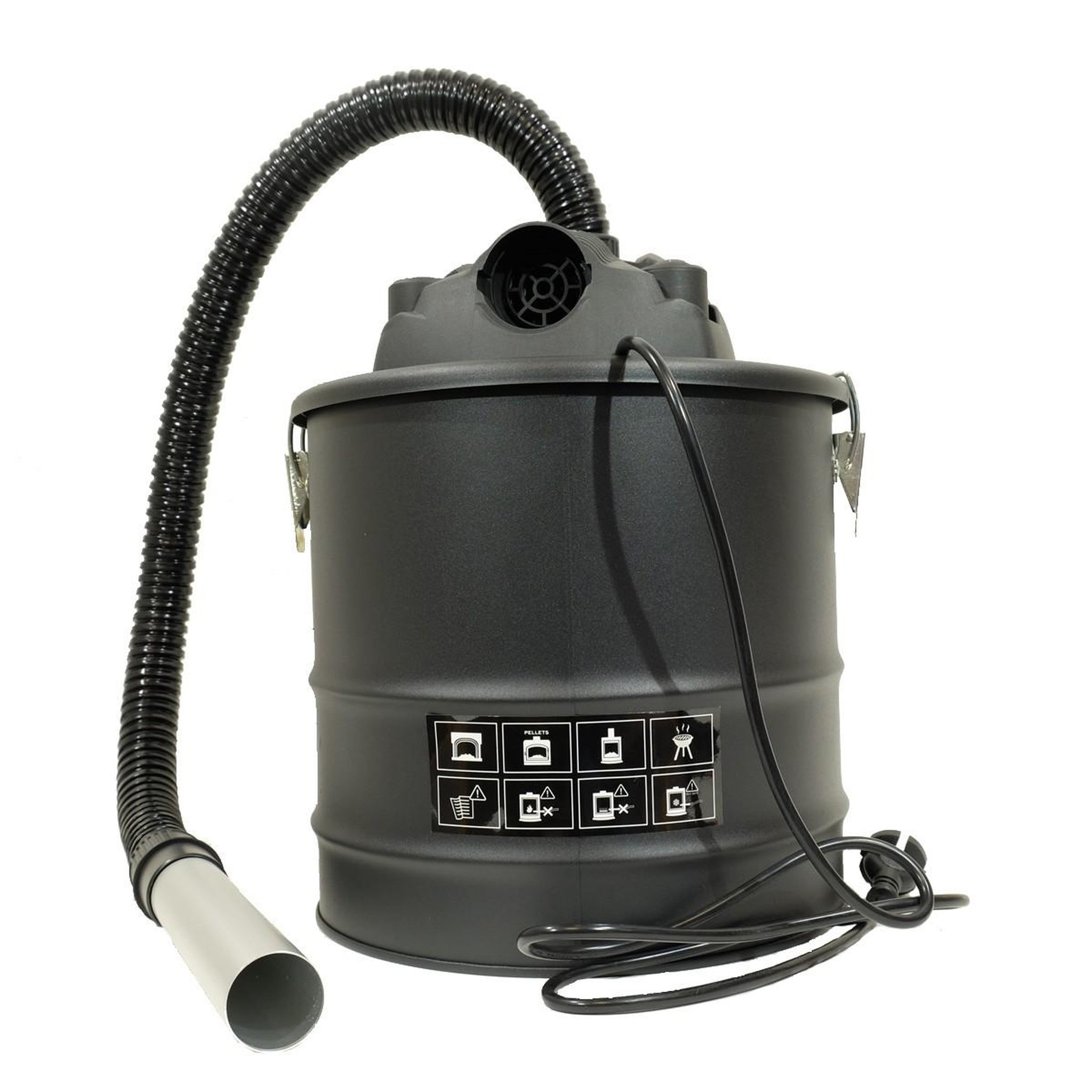 Voir la diapositive 3 : VITO Pro-Power Aspirateur de cendres 1200w cuve 18l + 2 filtres hepa vito