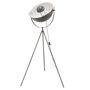 Voir la diapositive 1 : The Home Deco Factory Lampadaire trépied en métal Cinéma - H. 145 cm - Gris