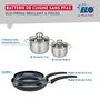 Voir la diapositive 2 : ELO Ensemble de 2 Poêles de cuisson 24 et 28 cm et 2 faitouts 12 et 14 cm Elo Prima Brillant