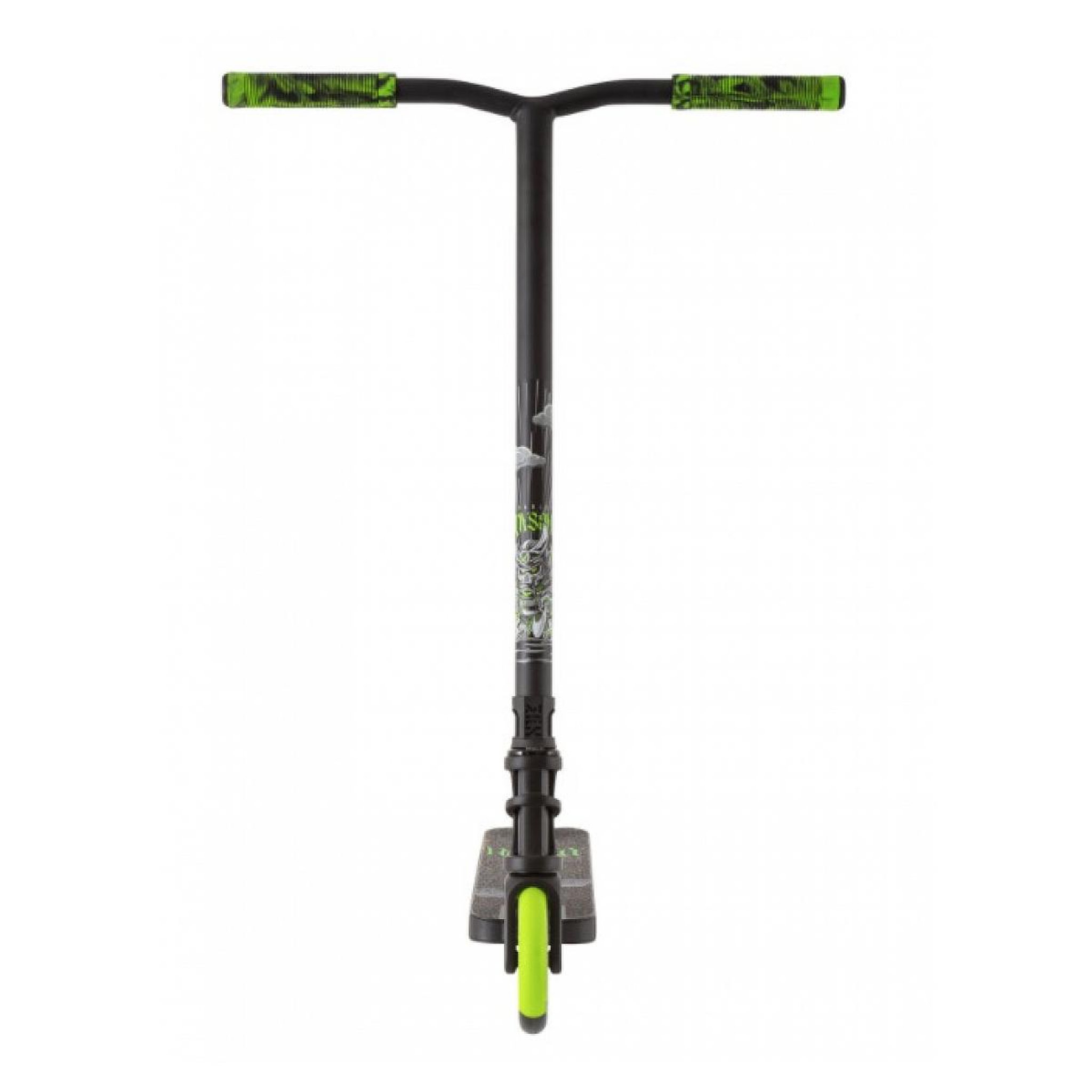 Voir la diapositive 2 : Madd Scooter Trottinette MGX pro charley dyson noir/vert