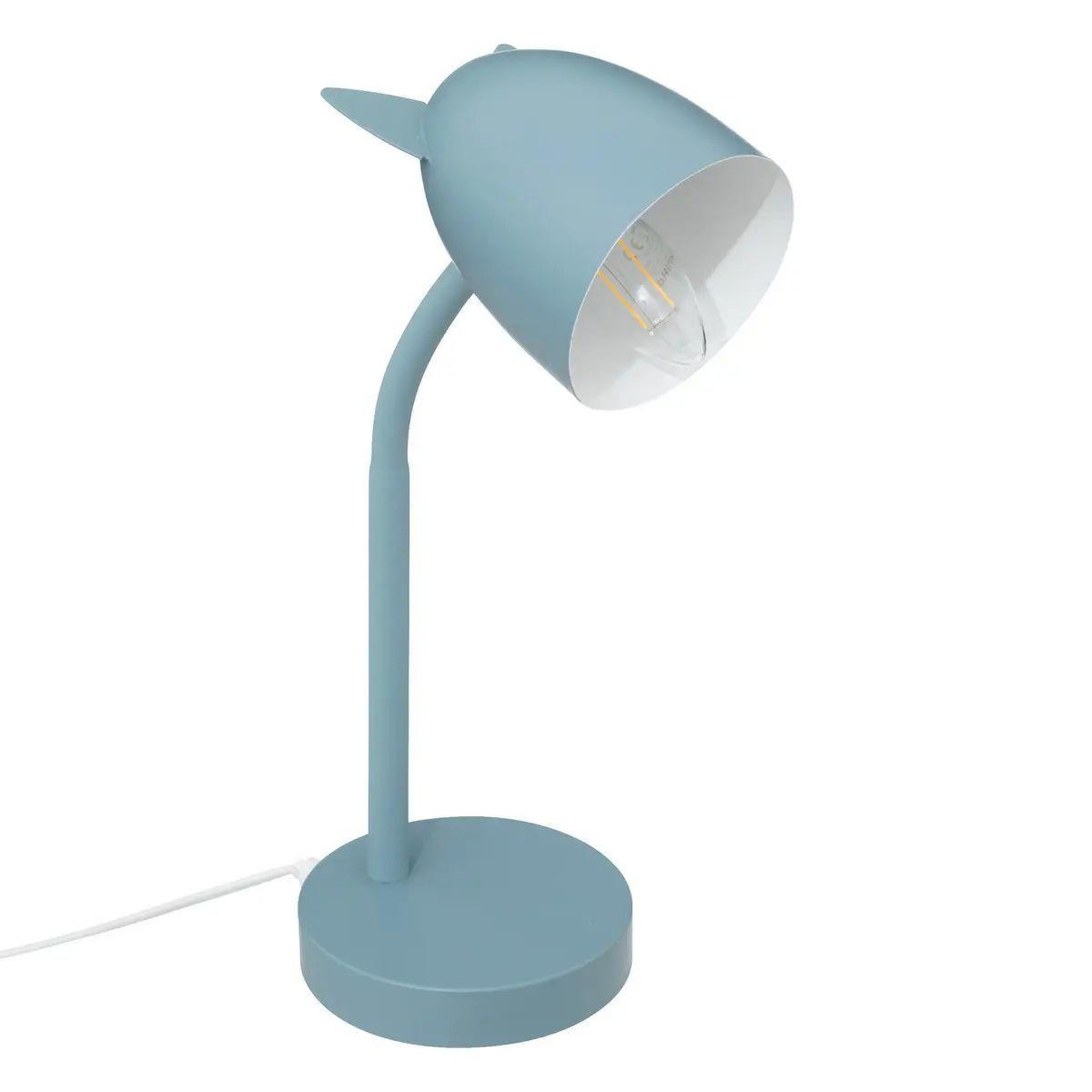 Atmosphera Kids Lampe à poser en métal  oreilles  31cm bleu
