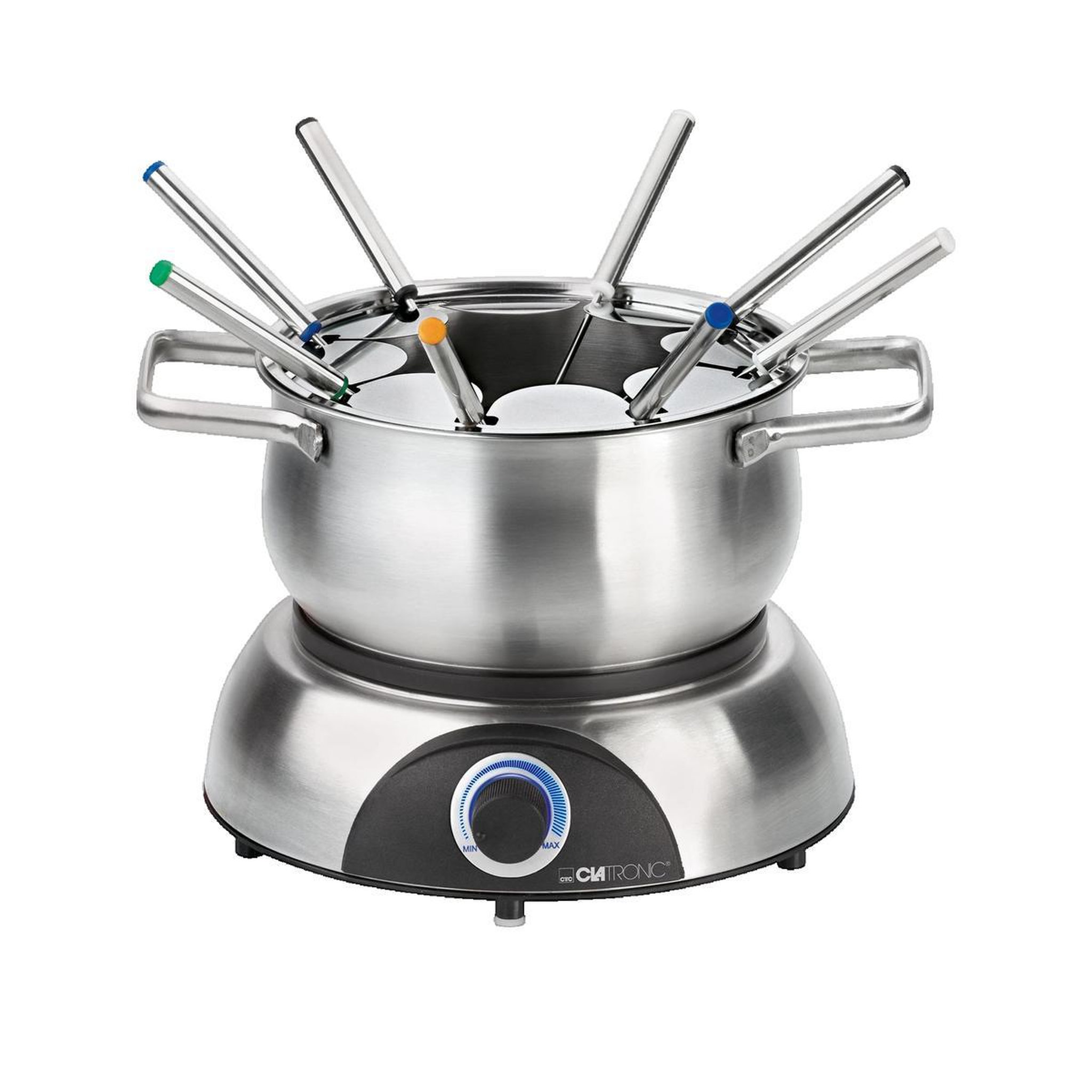 Voir la diapositive 2 : CLATRONIC Appareil à fondue Clatronic FD 3783 inox
