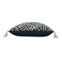Voir la diapositive 2 : Paris Prix Coussin Déco Pompons  Lior  45x45cm Noir