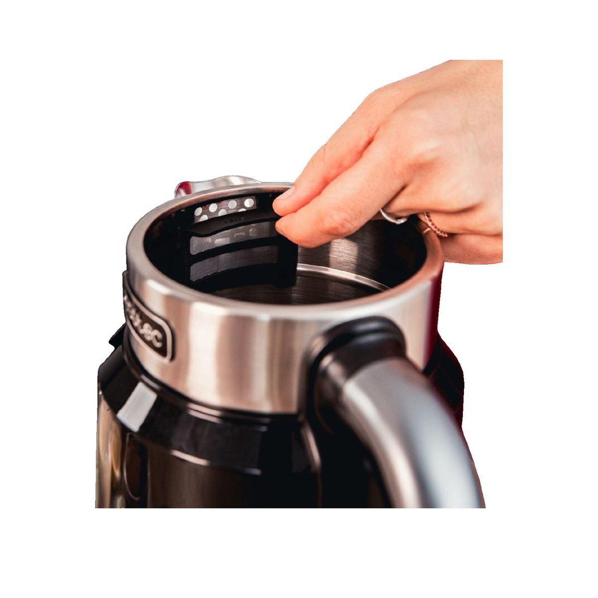 Voir la diapositive 2 : CECOTEC Bouilloire électrique Cecotec ThermoSense 600 Touch Réglage Température 40-100°C 1,7L