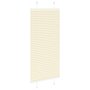 Voir la diapositive 4 : VIDAXL Store plisse creme 55x100 cm largeur du tissu 54,4 cm polyester