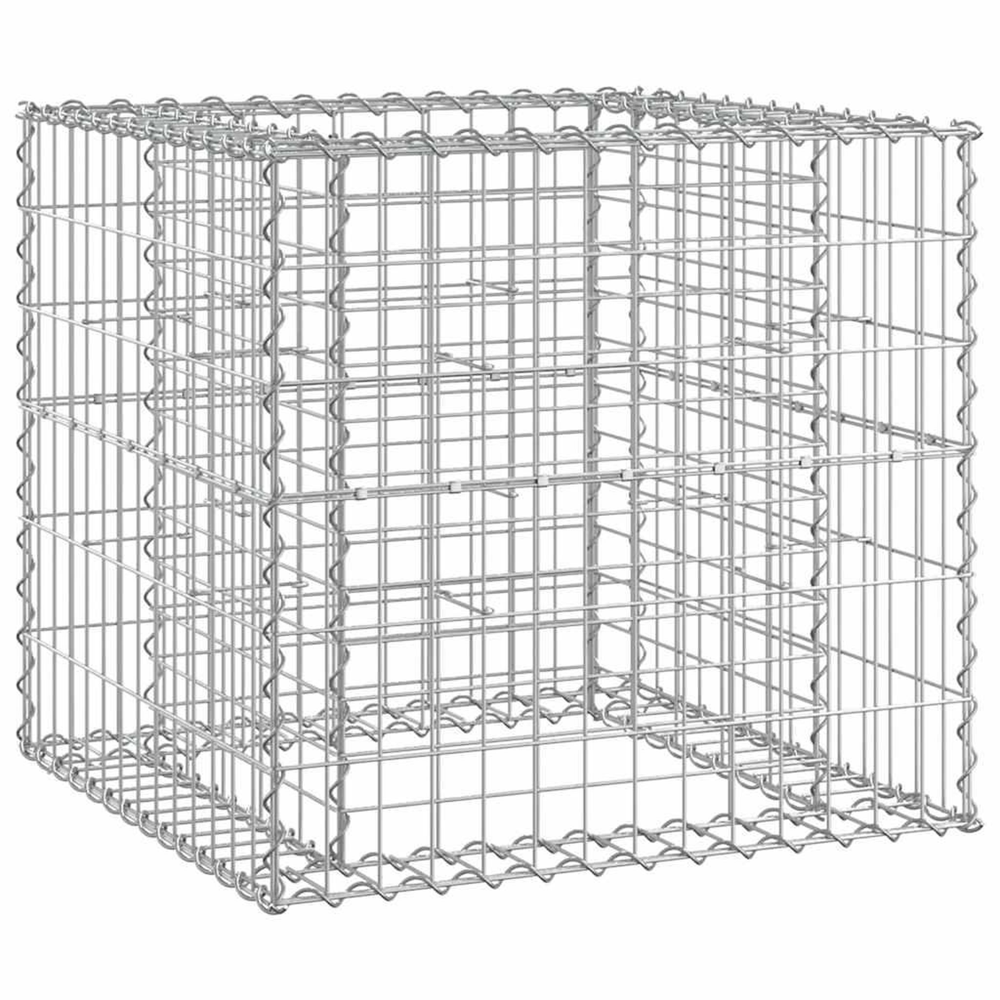 Voir la diapositive 5 : VIDAXL Banc de jardin avec panier en gabion bois massif de pin