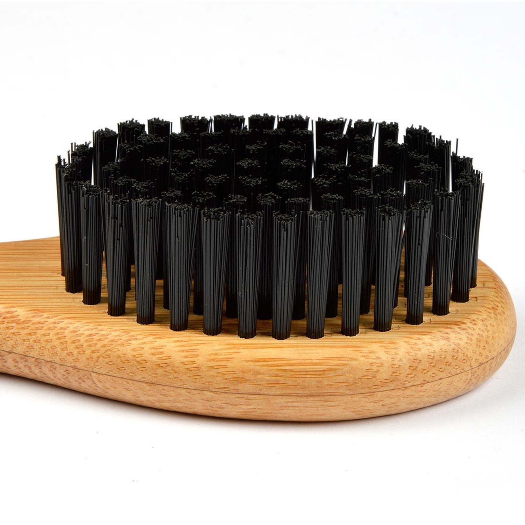 Voir la diapositive 2 : LOVE STORY Brosse de toilettage bambou  poils doux  22cm naturel