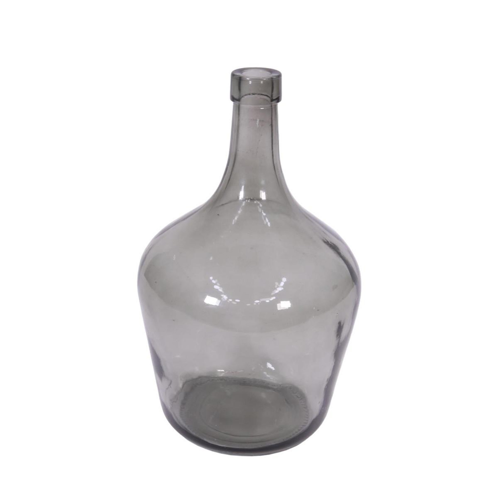 Voir la diapositive 3 : The Home Deco Factory Lot de 2 vases en verre  bombonne  25cm gris