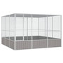 Voir la diapositive 1 : VIDAXL Cage a oiseaux Gris 302,5x324,5x211,5 cm Acier galvanise