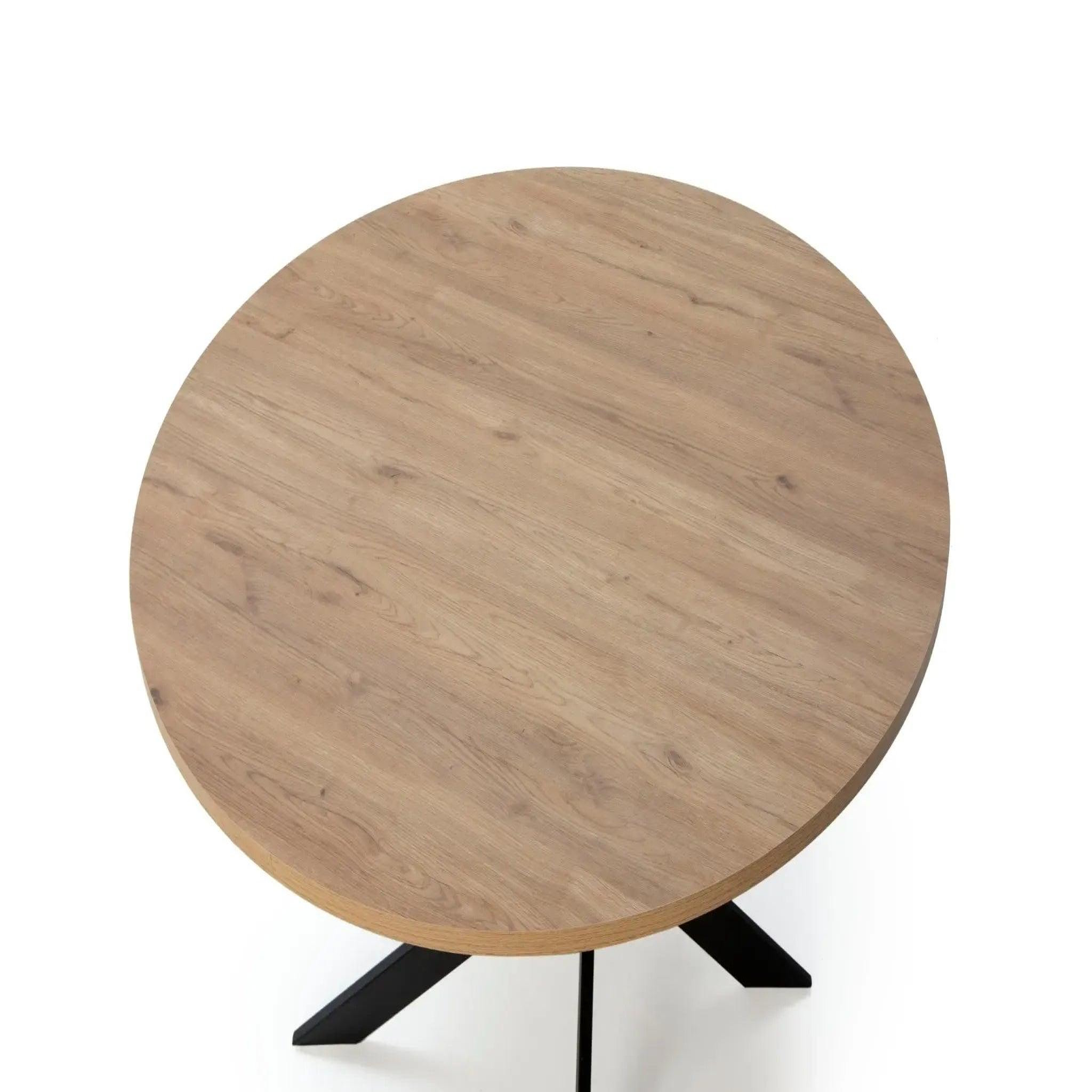 Voir la diapositive 6 : CASANOVA PARIS Minoa - table à manger ronde 120cmpieds en métal
