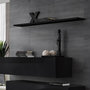 Voir la diapositive 3 : Paris Prix Lot de 2 Bancs Muraux & Étagère  Switch SBII  130cm Noir