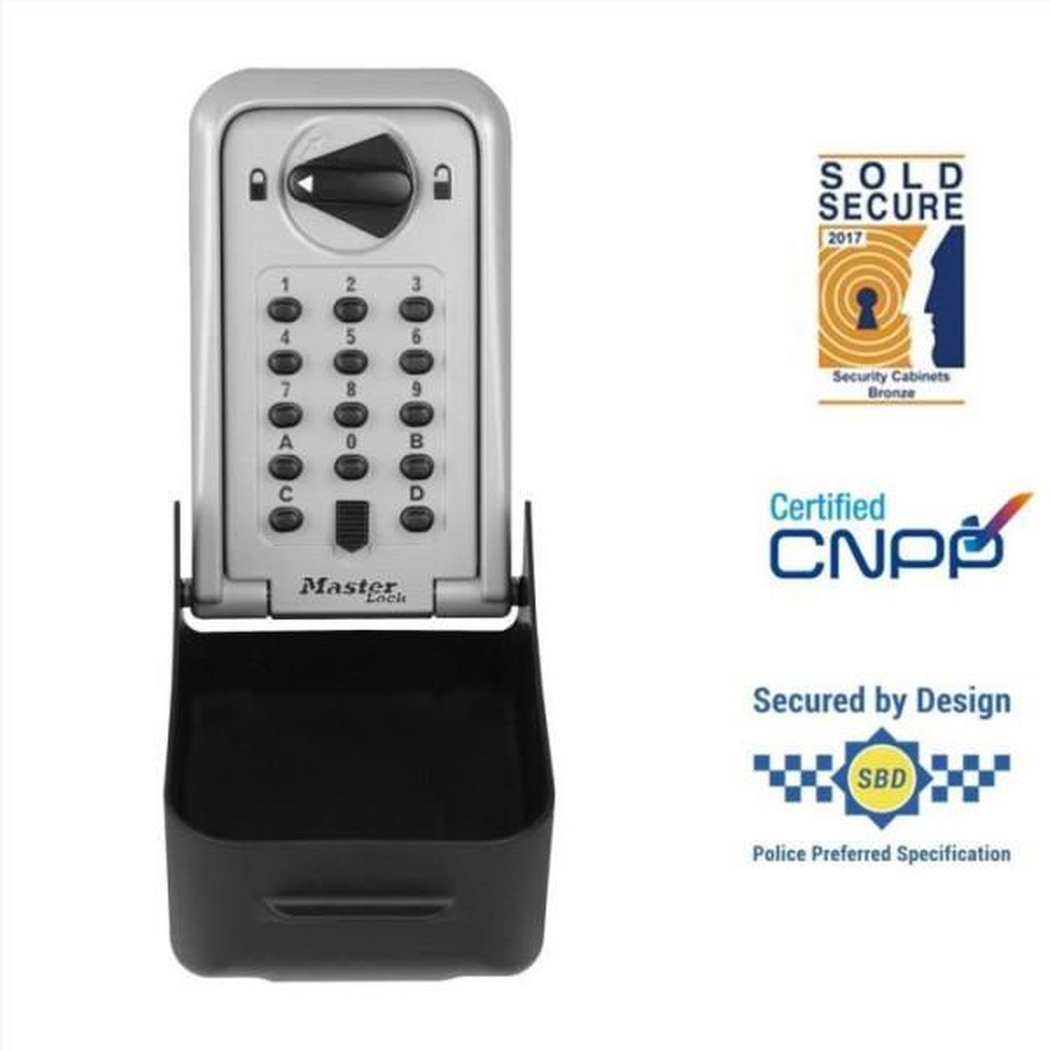 Master lock Boite a clés sécurisée certifiée - format xl - master lock