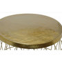 Voir la diapositive 2 : Paris Prix Table Basse Ronde Métal  Mora  73cm Or